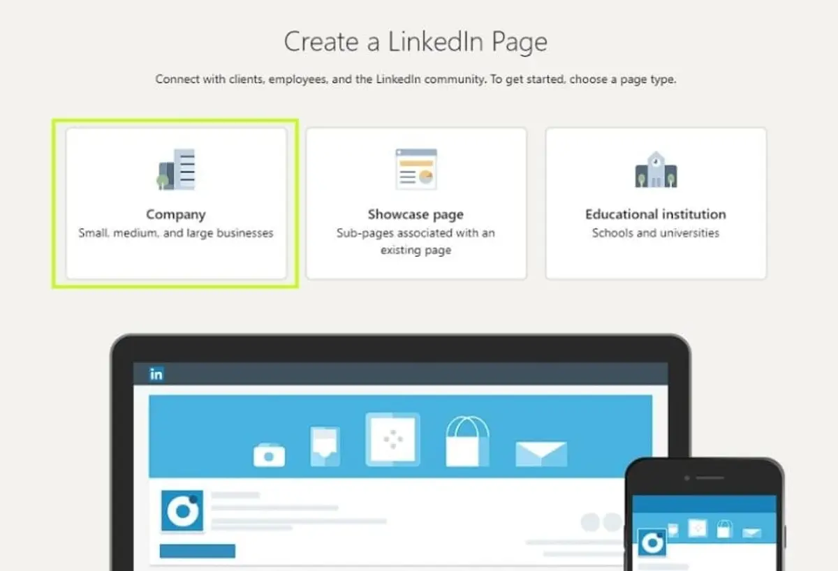 business on linkedin