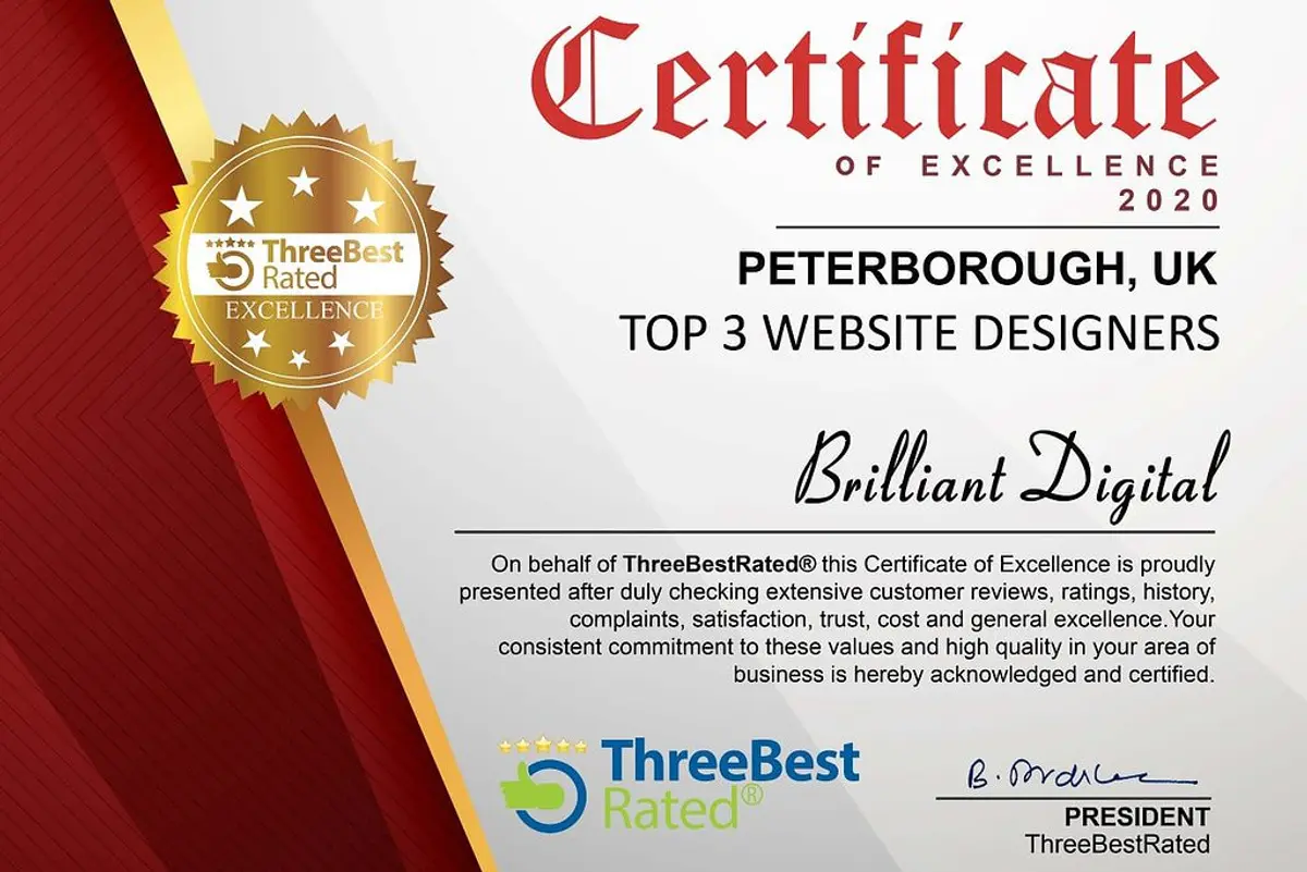 top 3 best web designers peterborough brilliantdigital