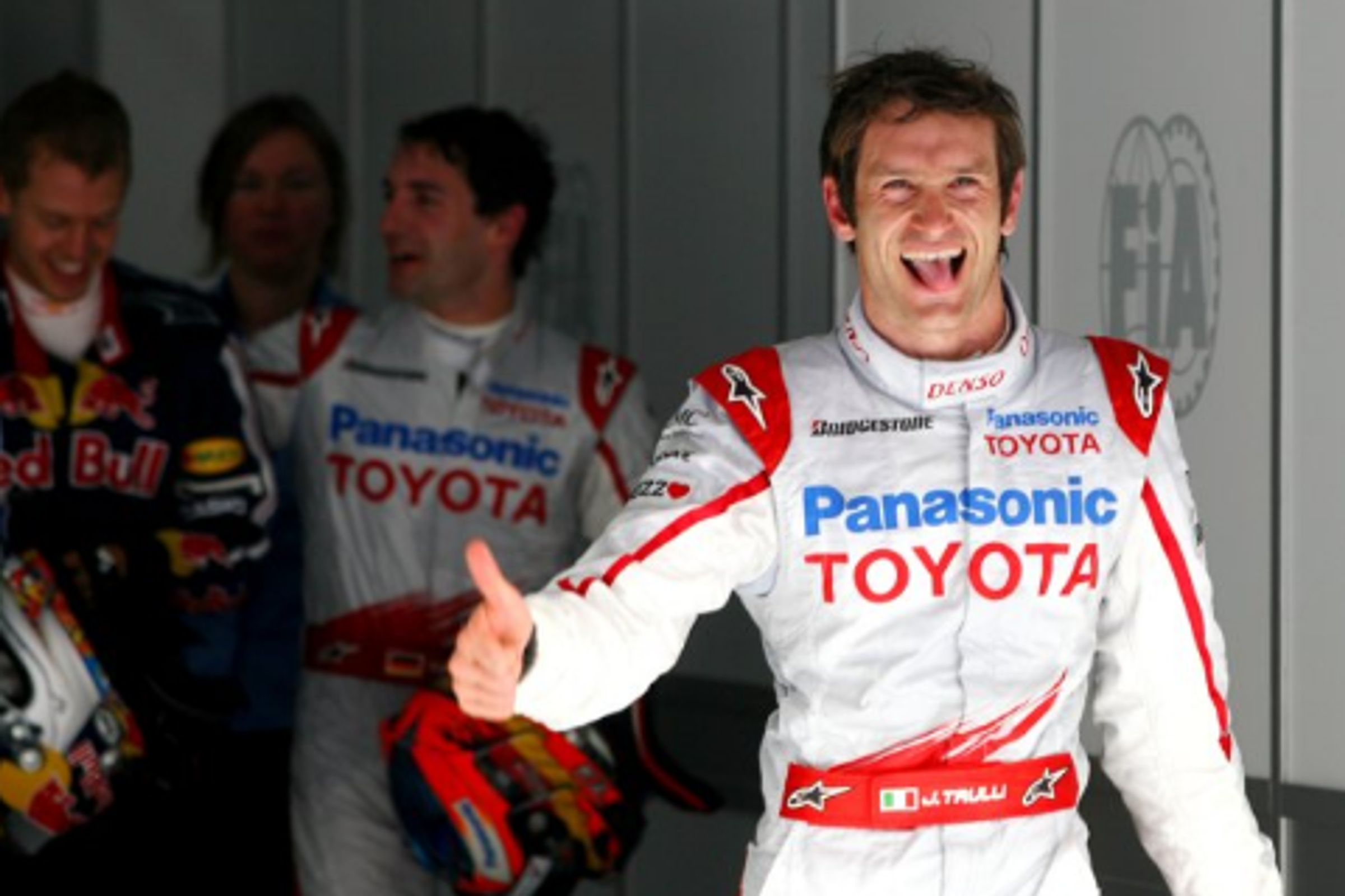 Jarno Trulli in de toyota TF109
