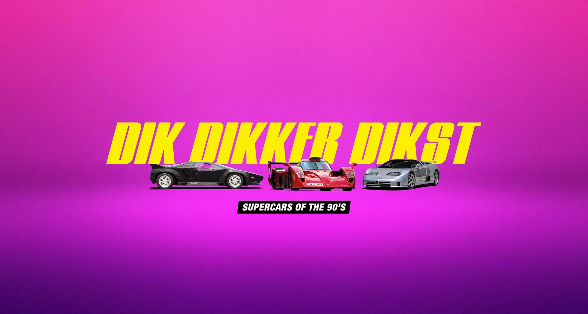 Expositie Supercars of the 90's