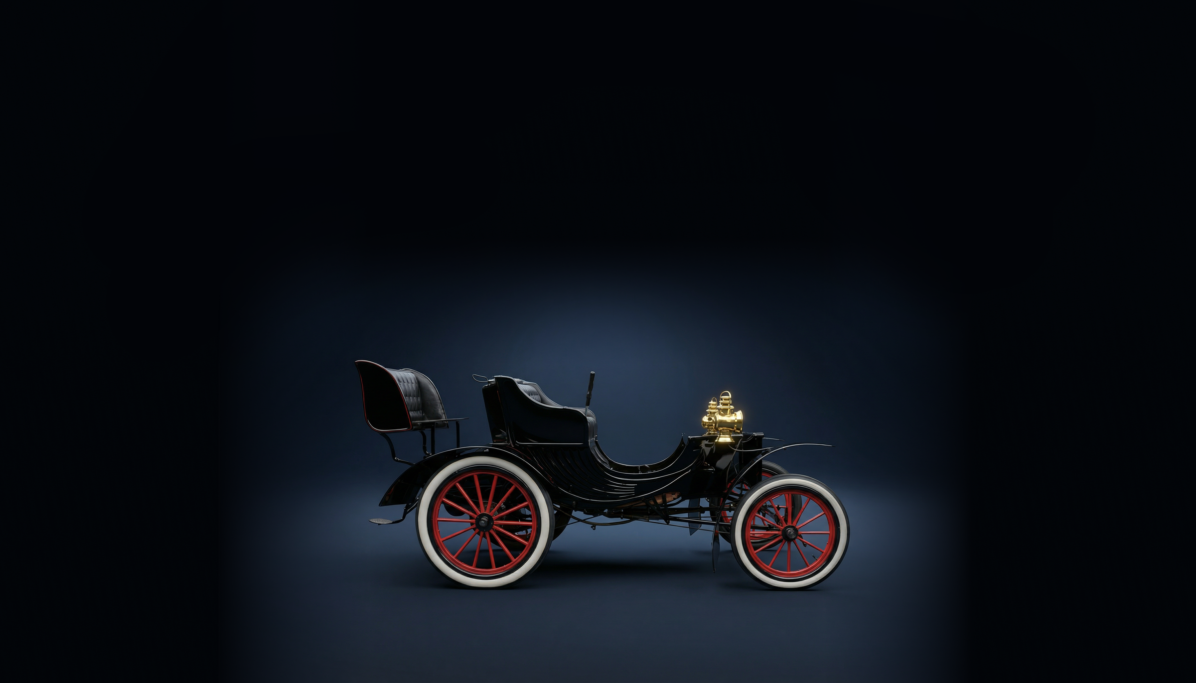 Duryea voiture a essence a quatre roues type surrey