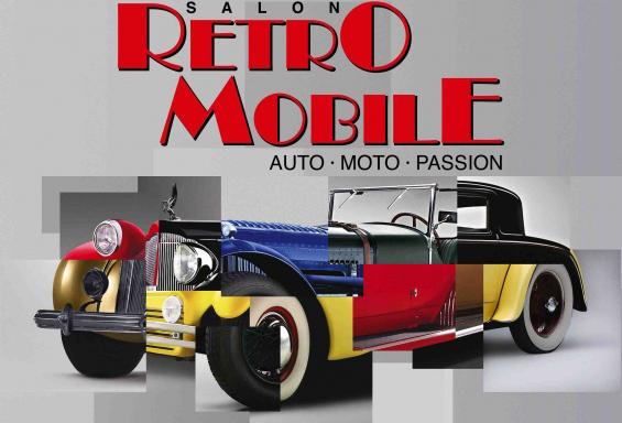パリのレトロモビルに並ぶマハラジャのクラシックカー