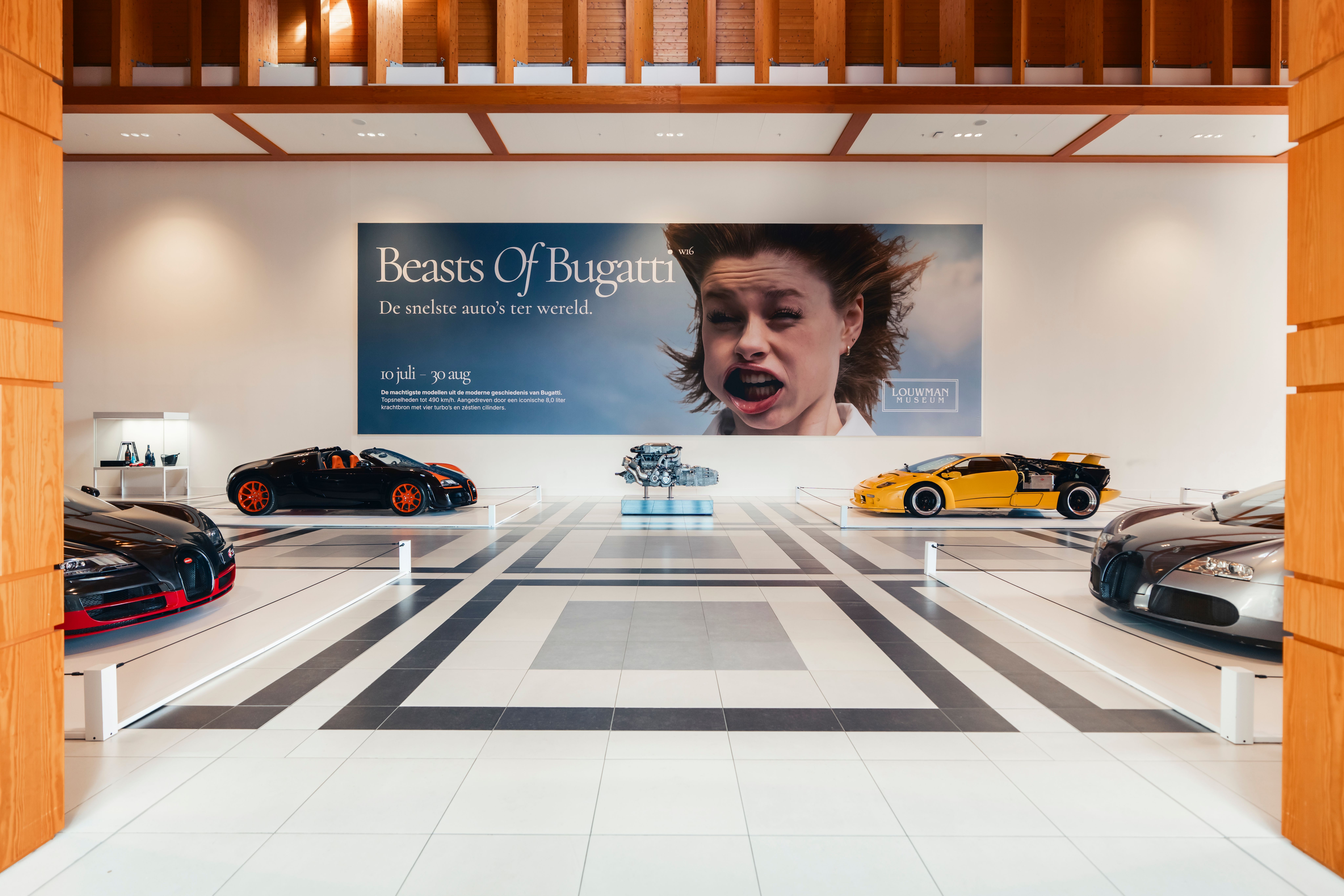 Beasts of Bugatti Expositie in het Louwman Museum