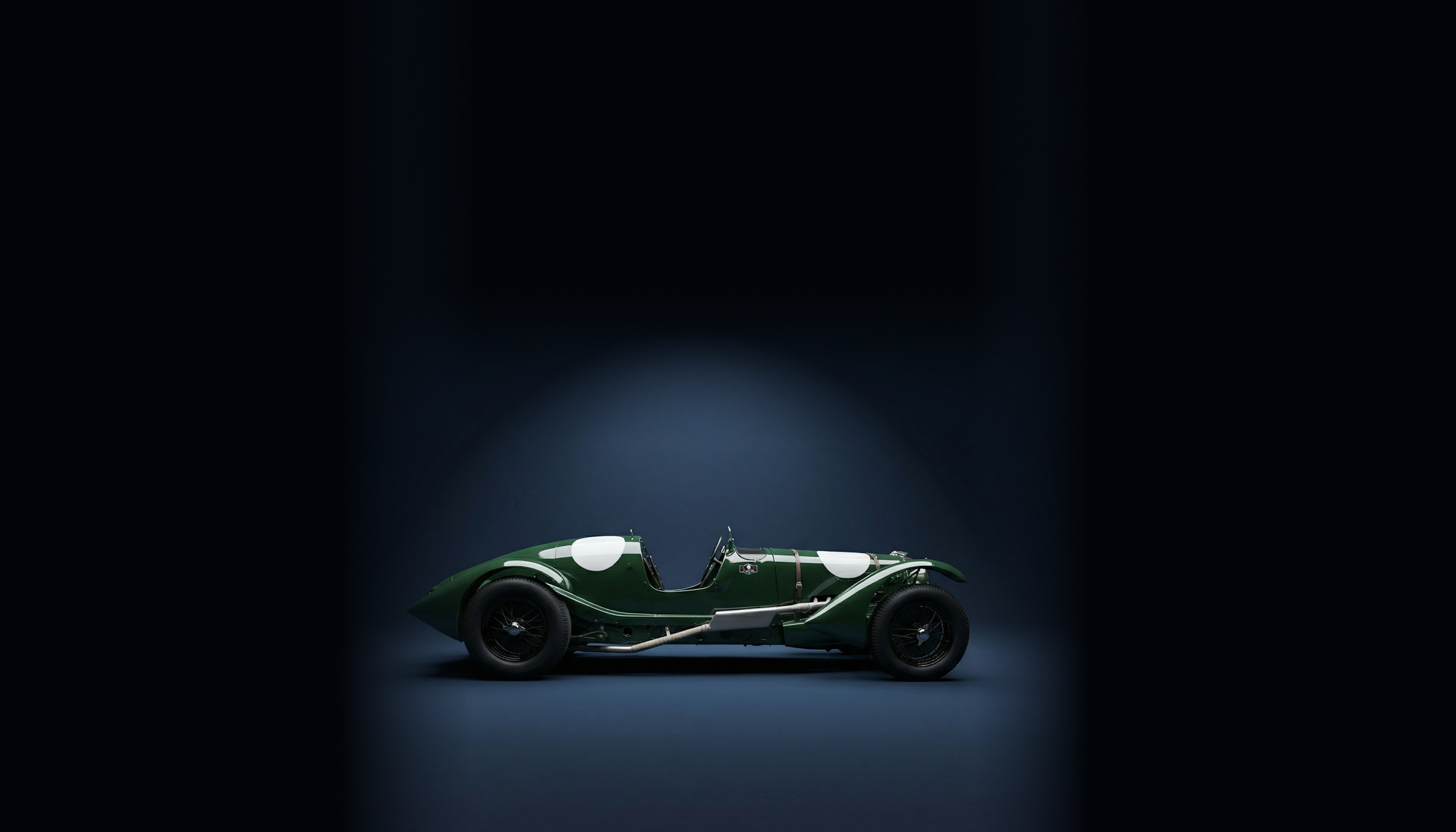 Lagonda V12 Le Mans Works Team Car 1939 winner uit het Louwman Museum