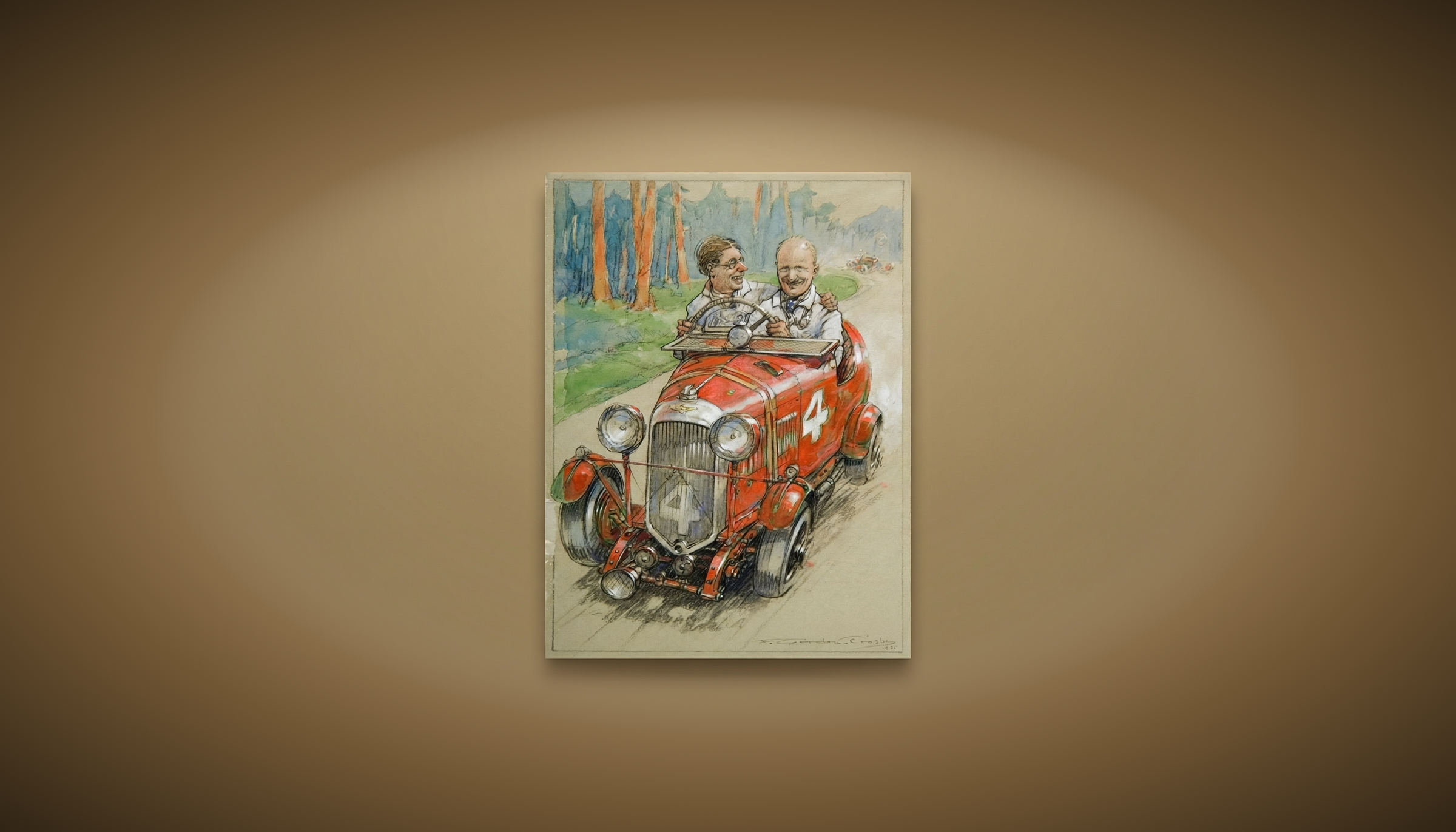 Karikatur von Luis Fontes und Johnny Hindmarsh