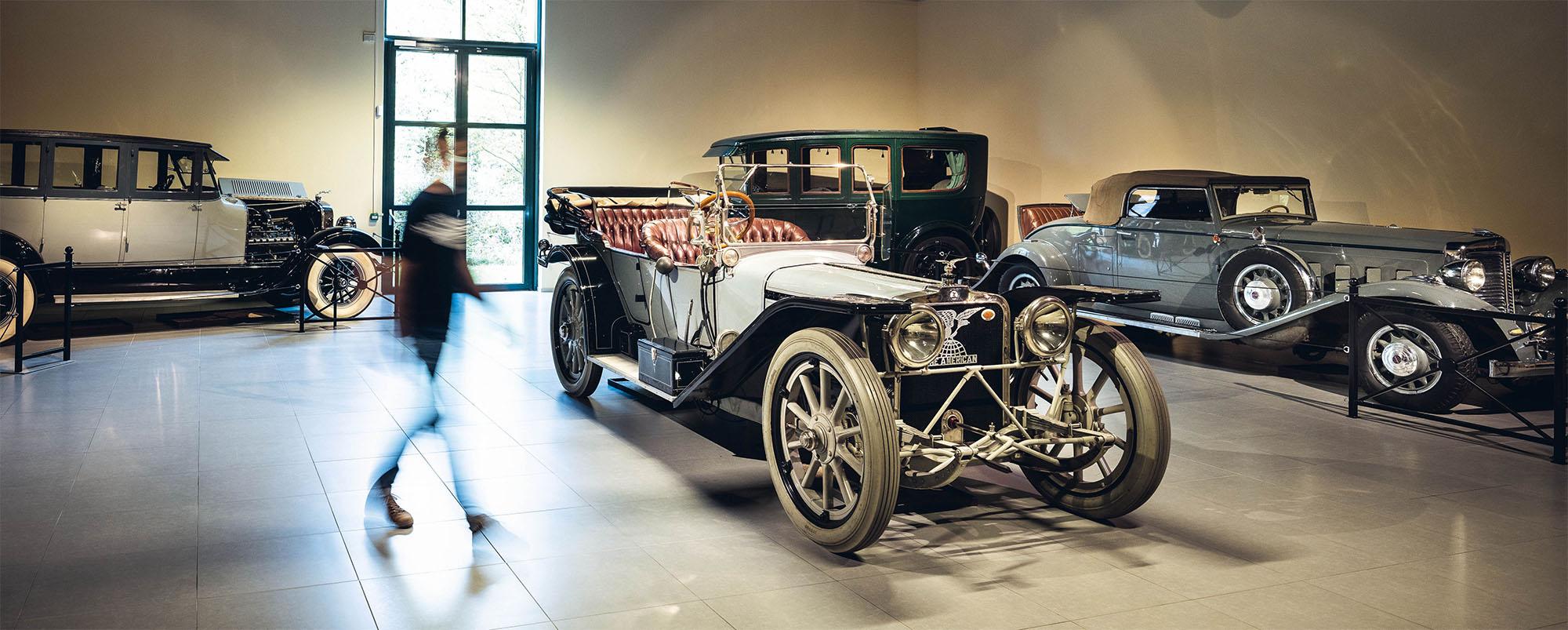 Automobiles in the museum