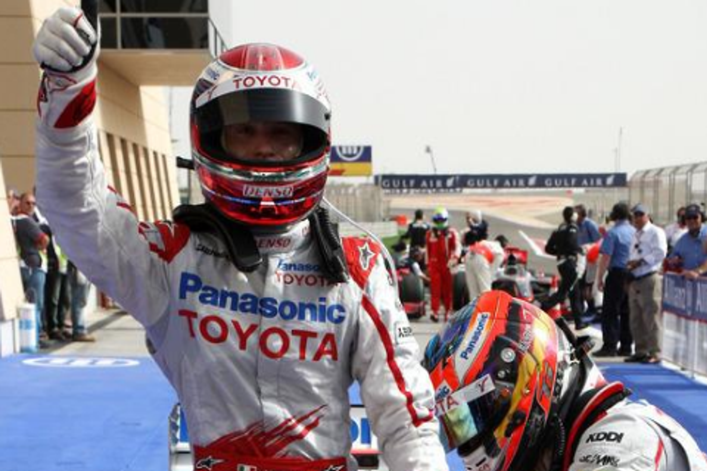 Jarno Trulli in de toyota TF109