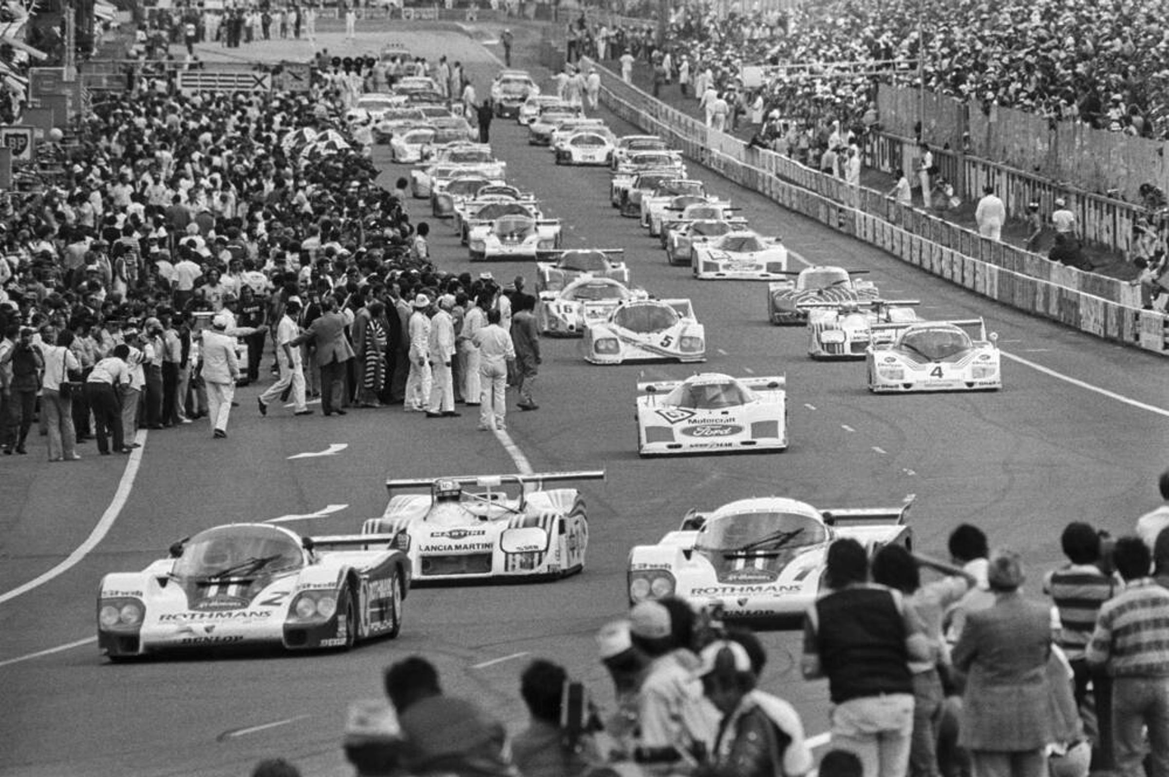 24 uur van le mans 80s porsche toyota