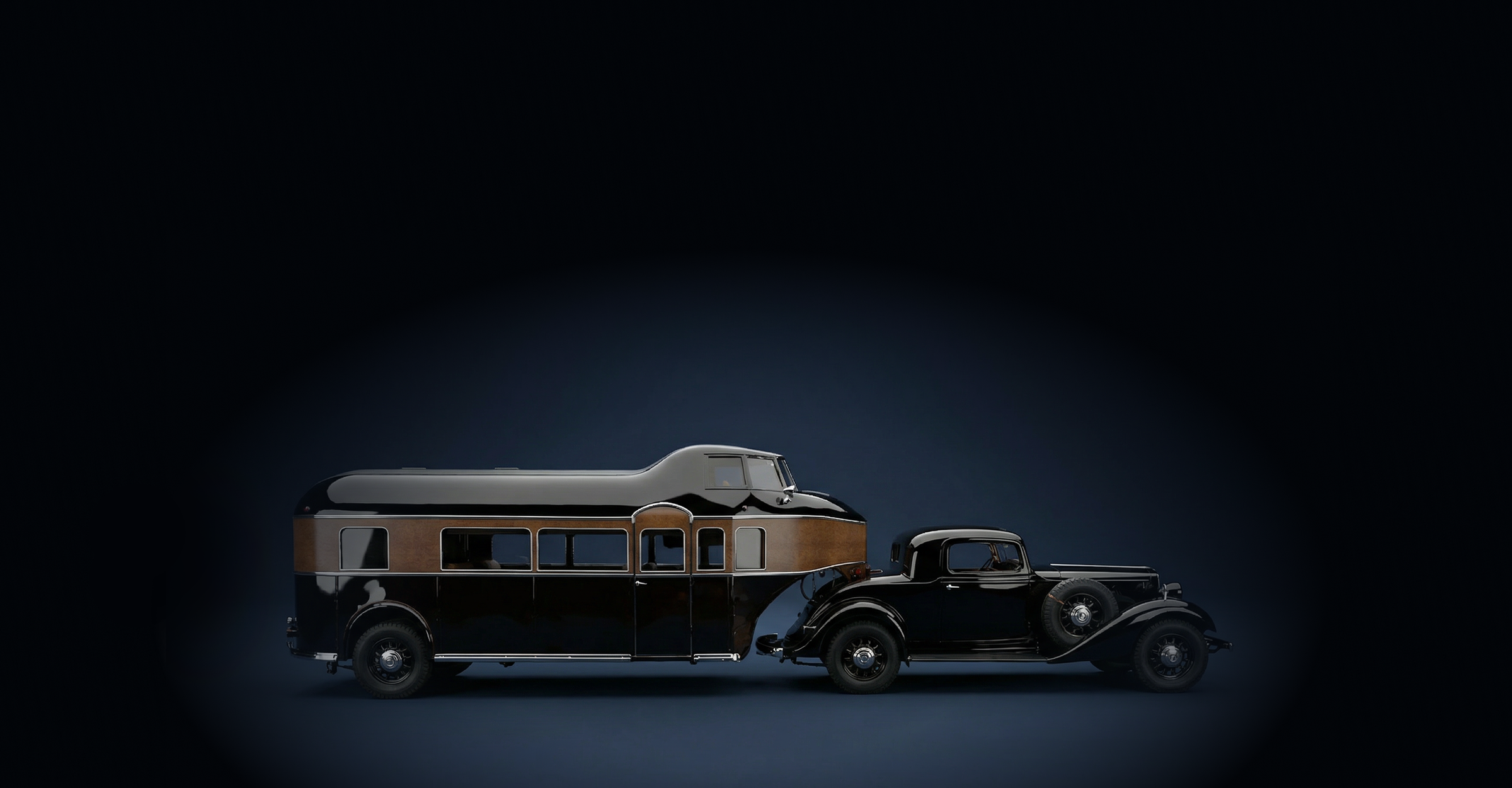 Graham Blue Streak Coupe et Curtiss Aerocar Land Yacht