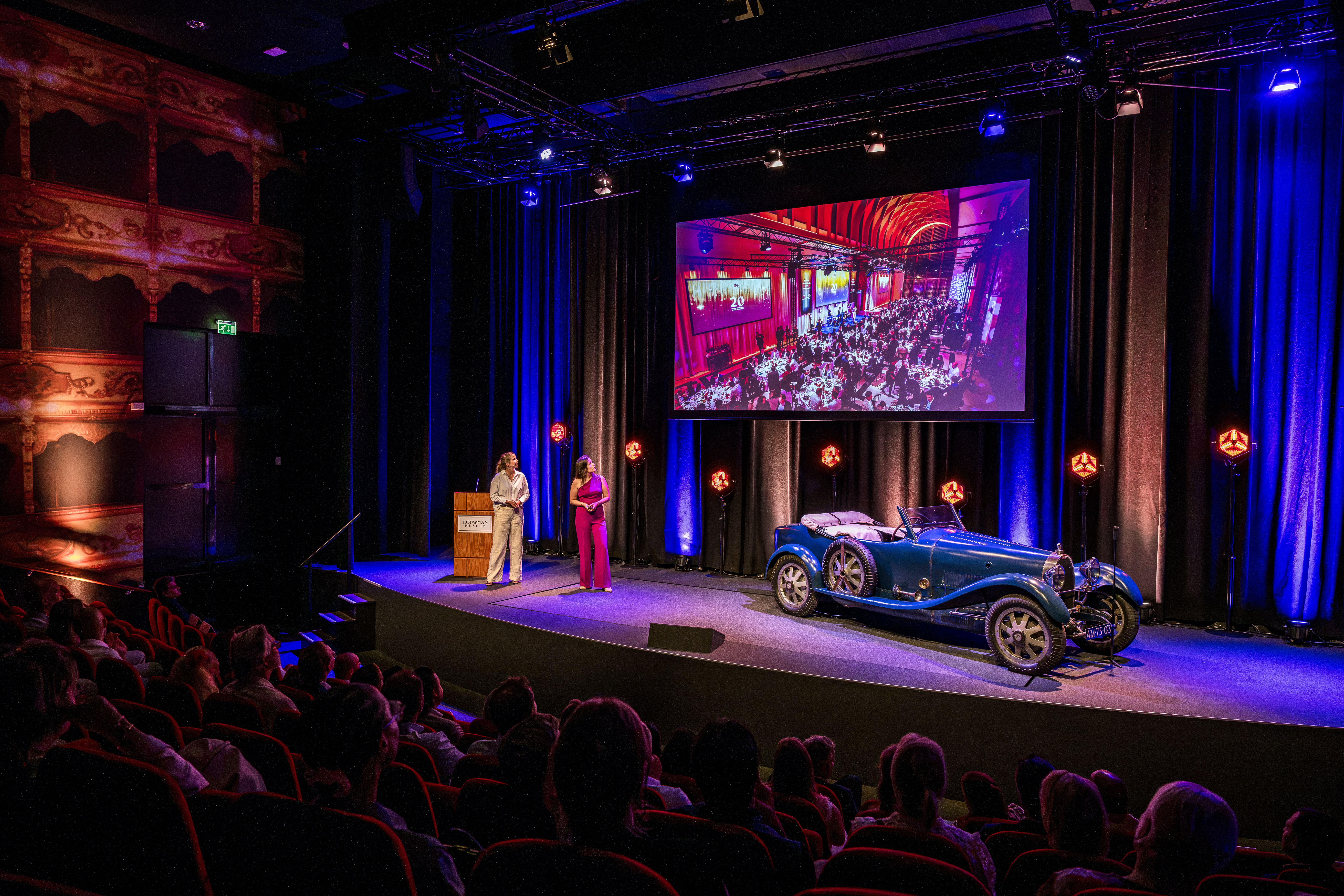 Bugatti relatie diner in het louwman museum