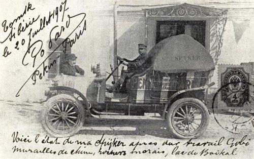 A corrida automobilistica Pequim-Paris em 1907