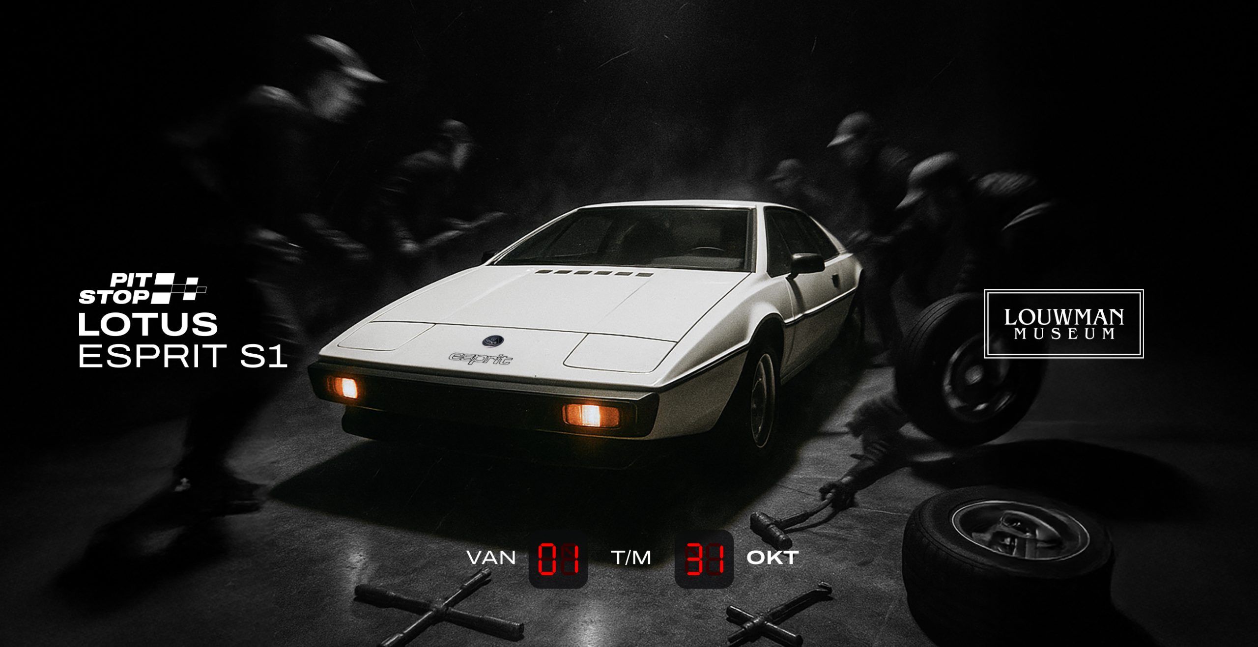 Pitstop van 1 tot en met 31 oktober: 50 jaar Lotus Esprit