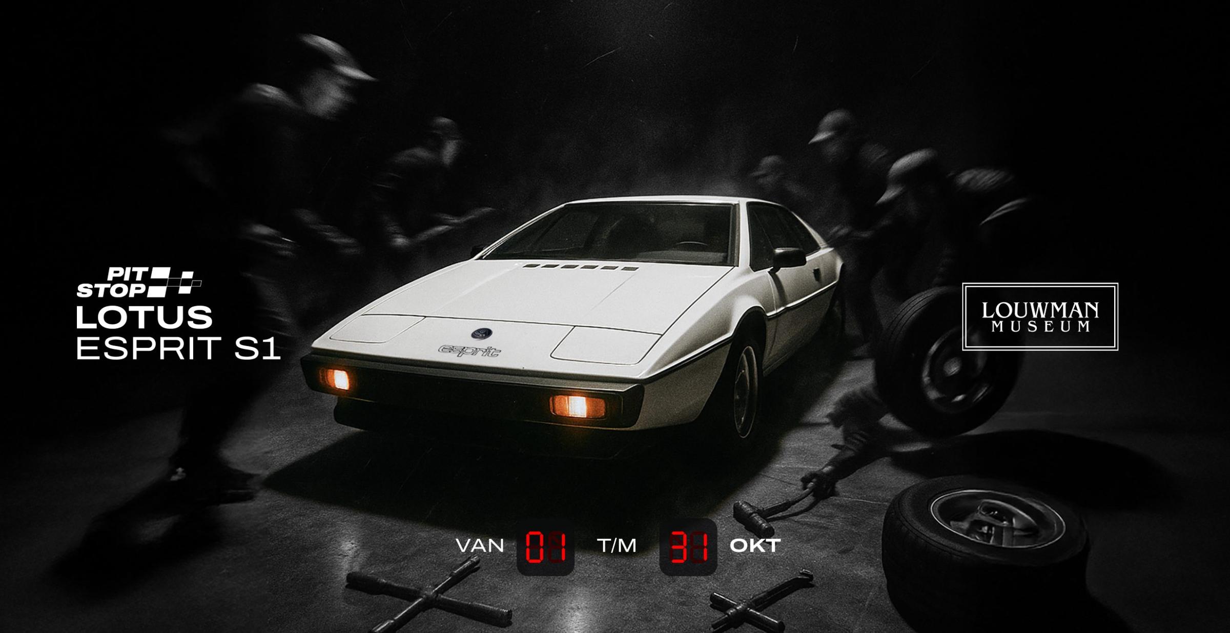 Pitstop van 1 tot en met 31 oktober: 50 jaar Lotus Esprit