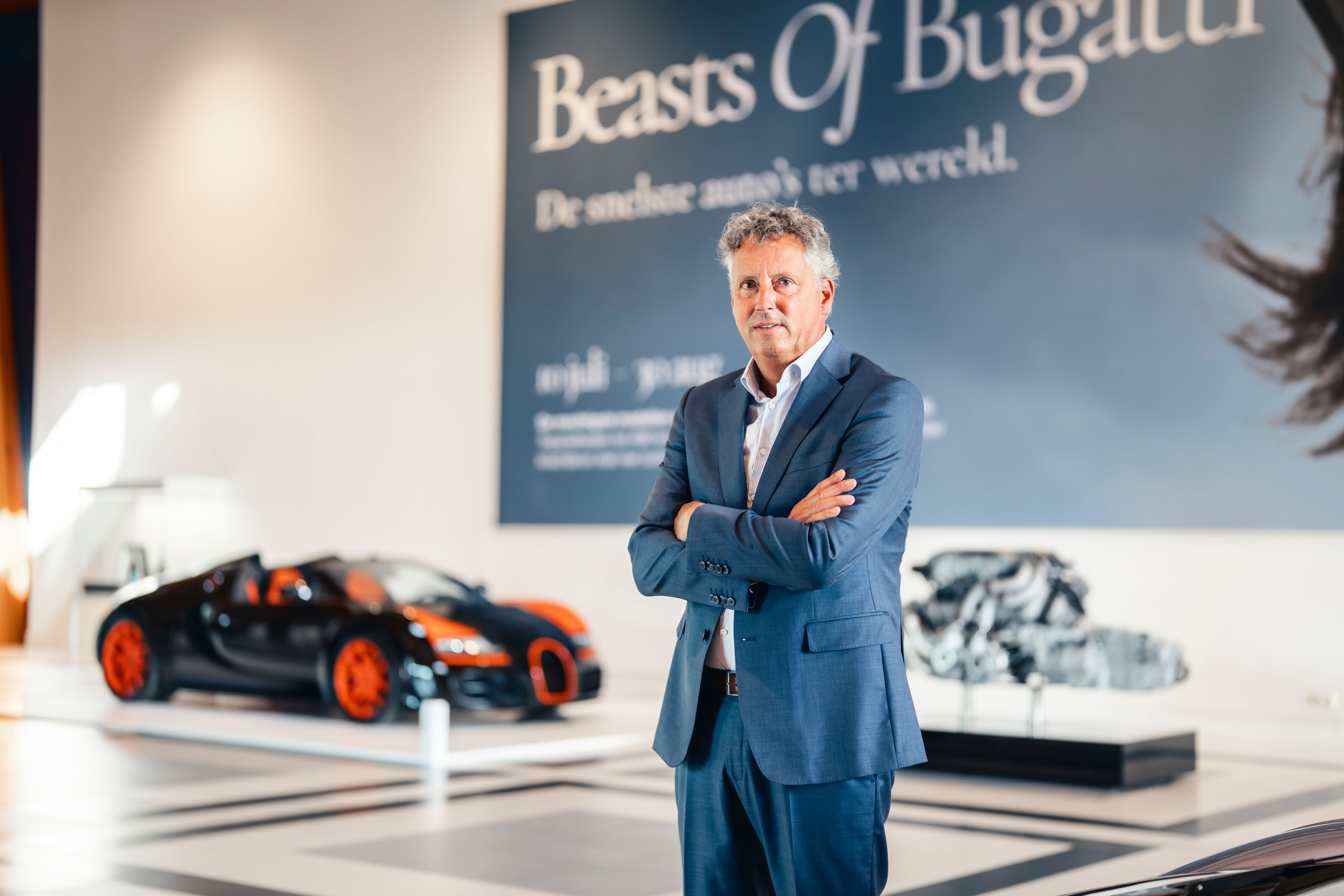 Directeur Ronald Kooyman bij de Beasts of Bugatti