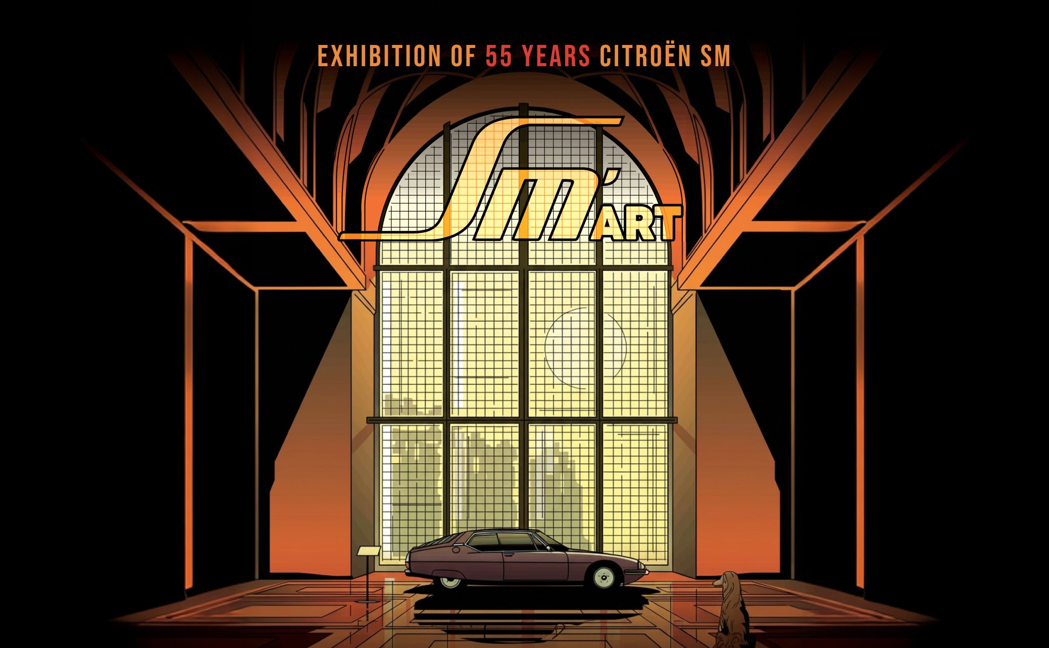 Expositie 55 jaar citroën sm 