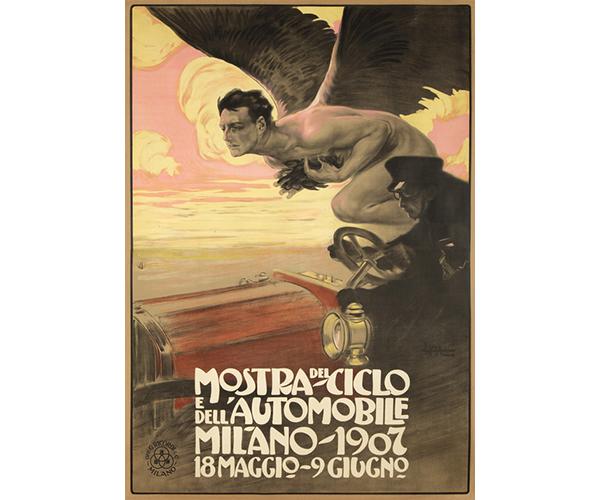 Affiches publicitaires au musee Louwman