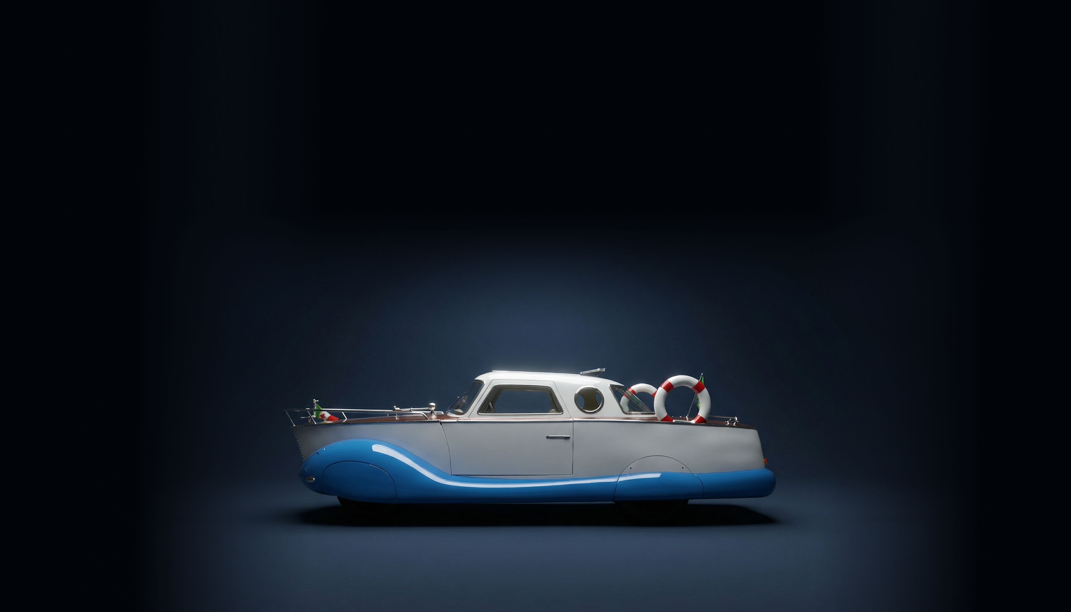 Fiat 1100 boat-bil Carrozzeria Coriasco