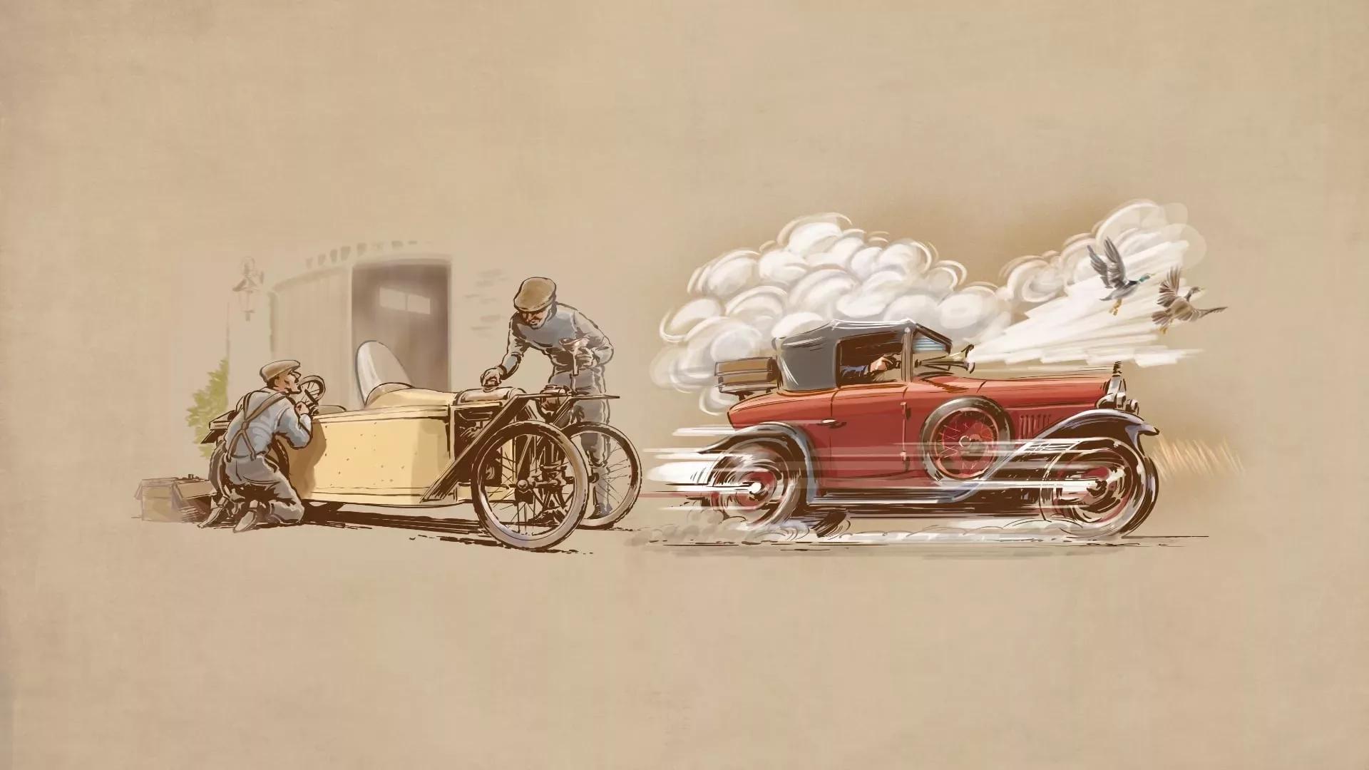 Cycle cars exhibition at the Louwman Museum