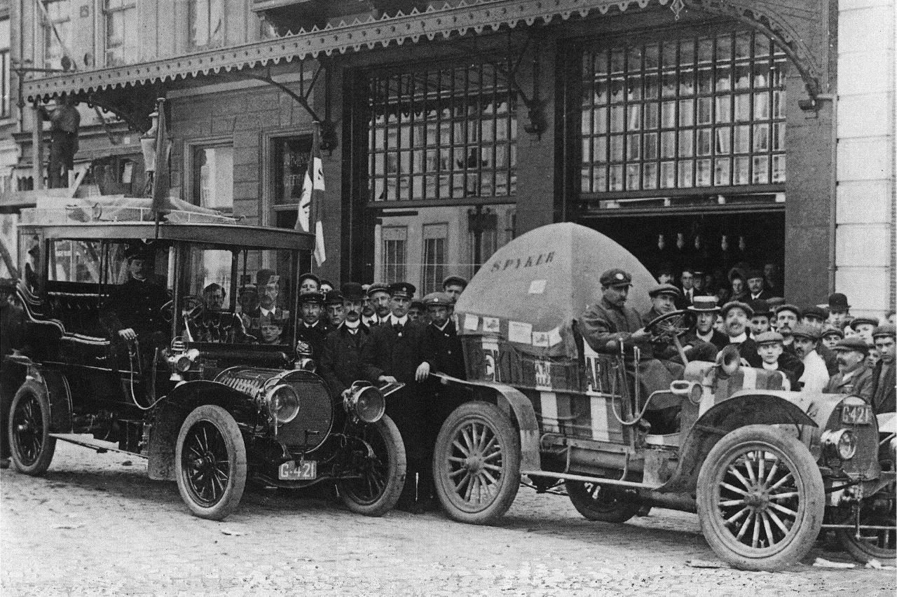 A corrida automobilistica Pequim-Paris em 1907