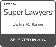 John R. Kane Super Lawyers Badge 2014