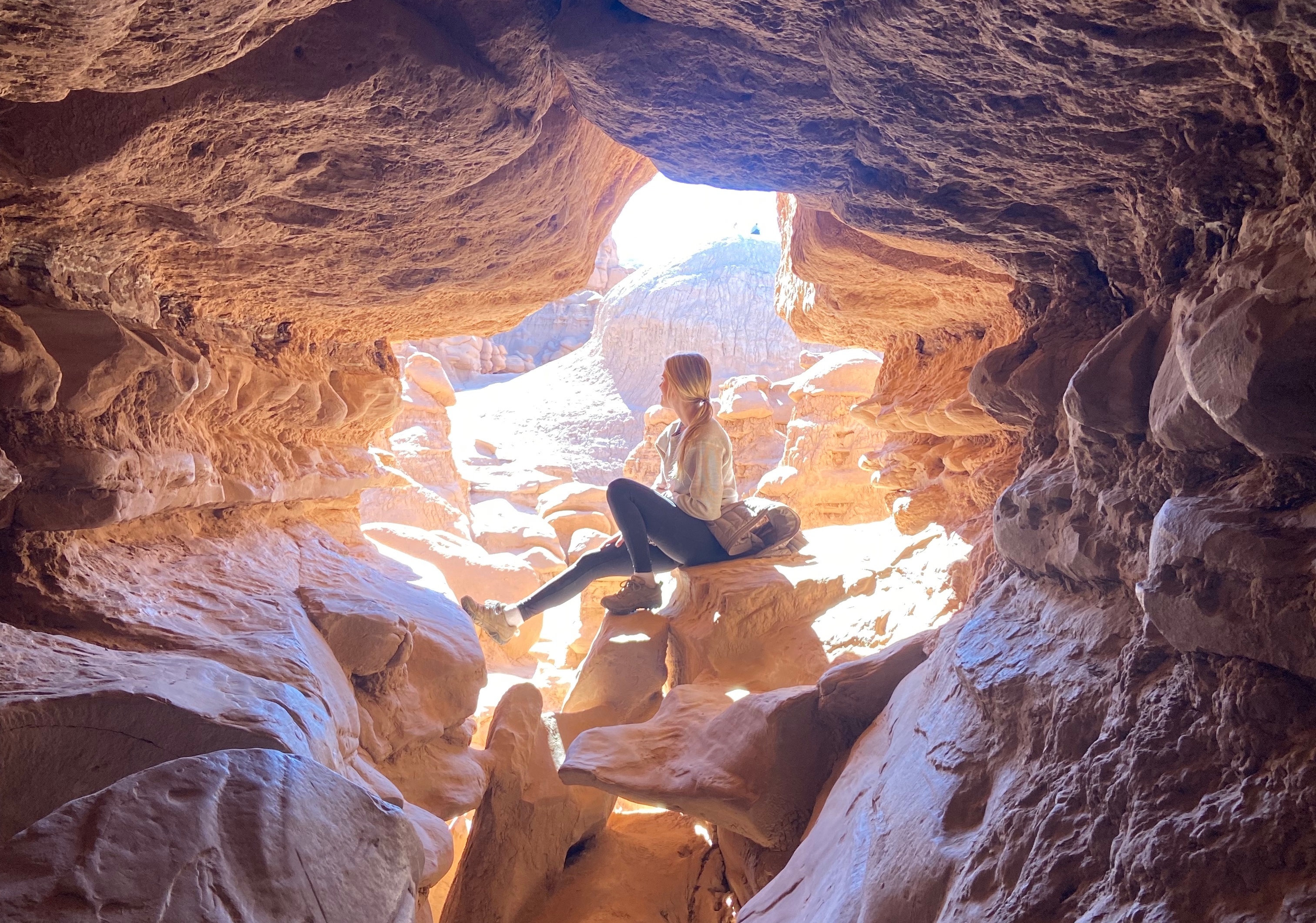 Cave at Goblin Valley State Park