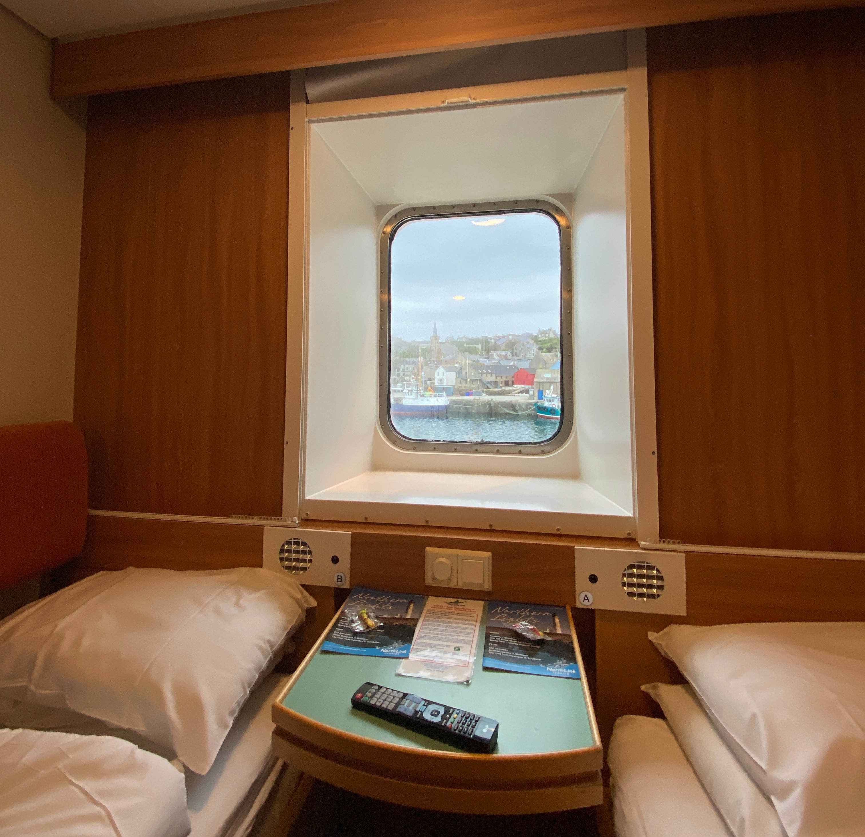 cabin on ferry