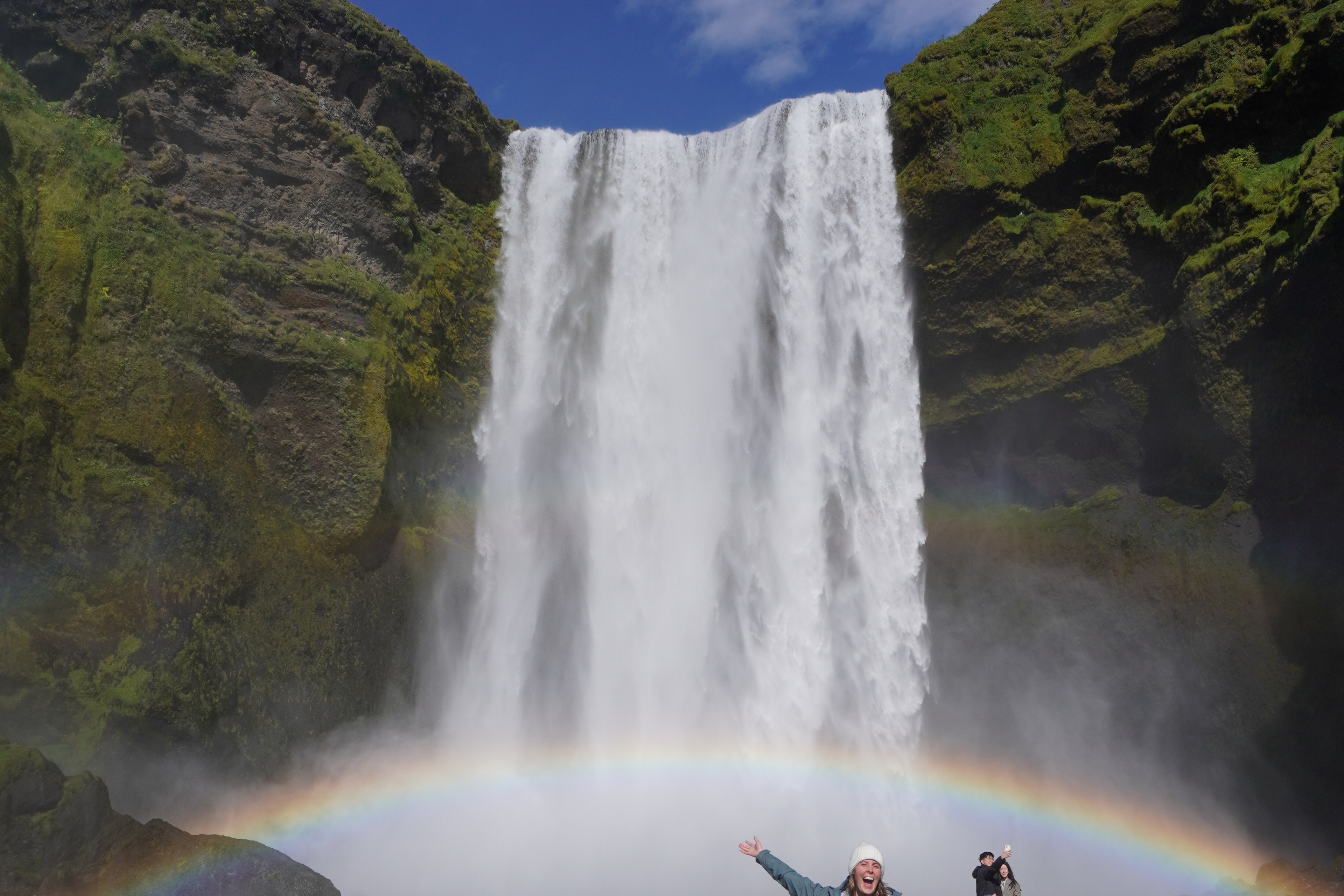 Skogafoss and rainbow