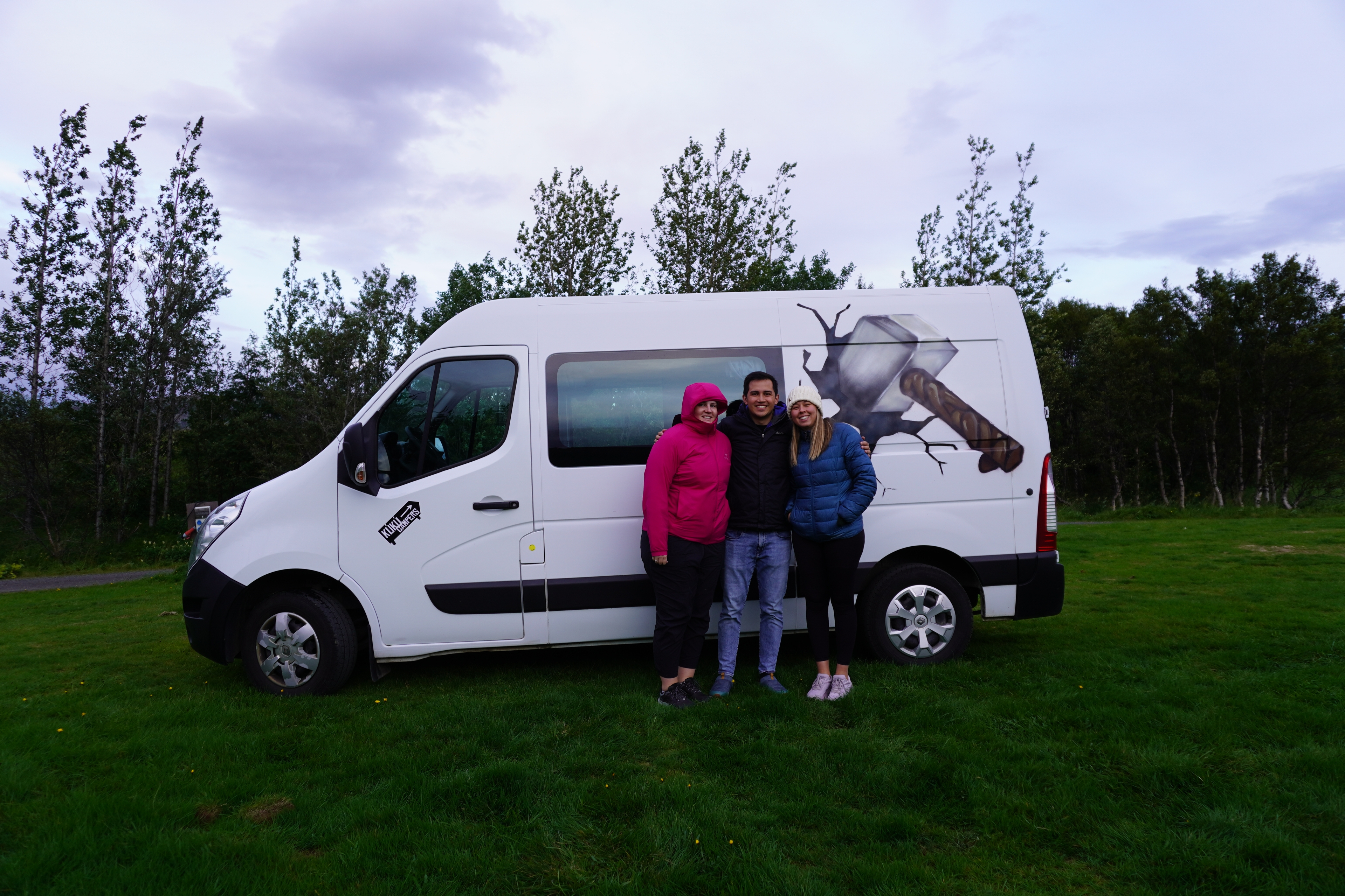 campervan at the campsite