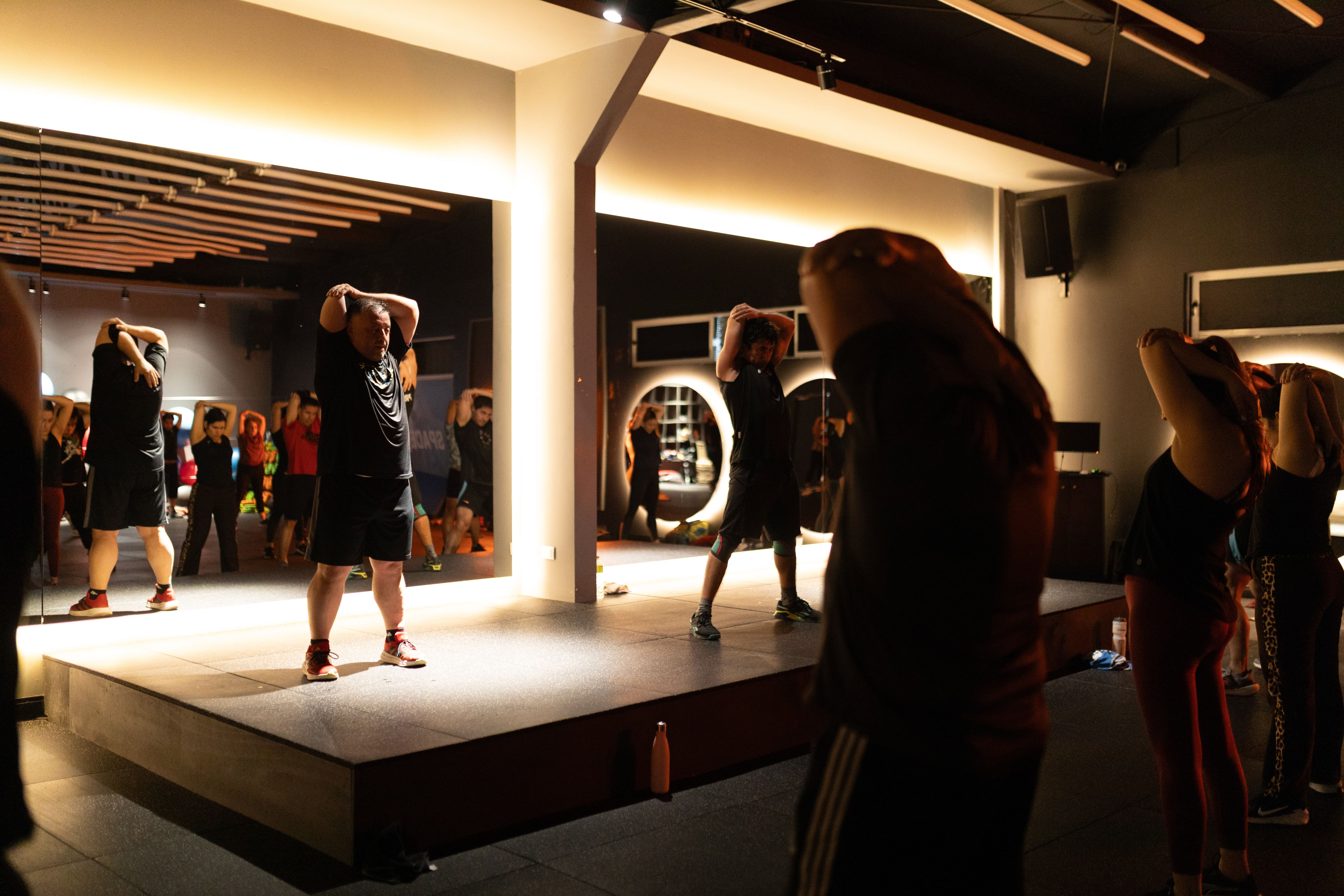 Clase de entrenamiento funcional en Nutre y Entrena Talca