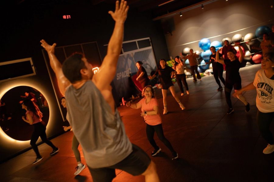 Sala Beats de clases grupales en Nutre y Entrena Talca