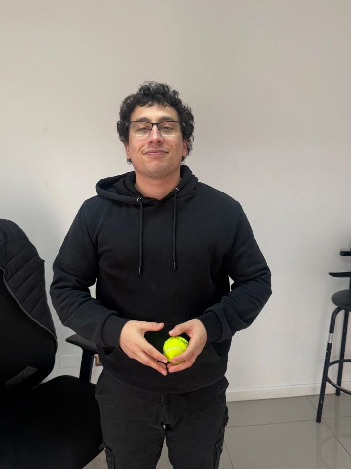 Nico M., antes de su cambio en Nutre y Entrena