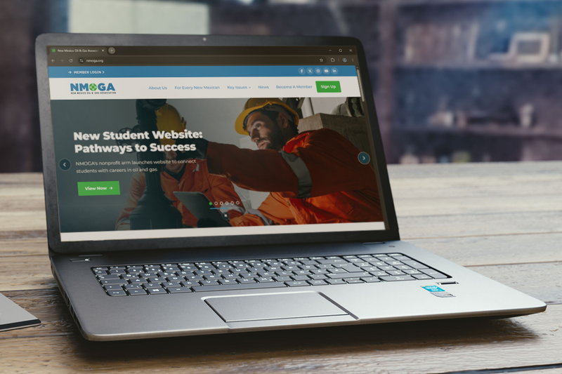 New Mexico Oil & Gas Assosication website screenshot