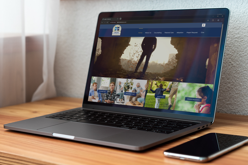 Light in Darkness Ministries website screenshot