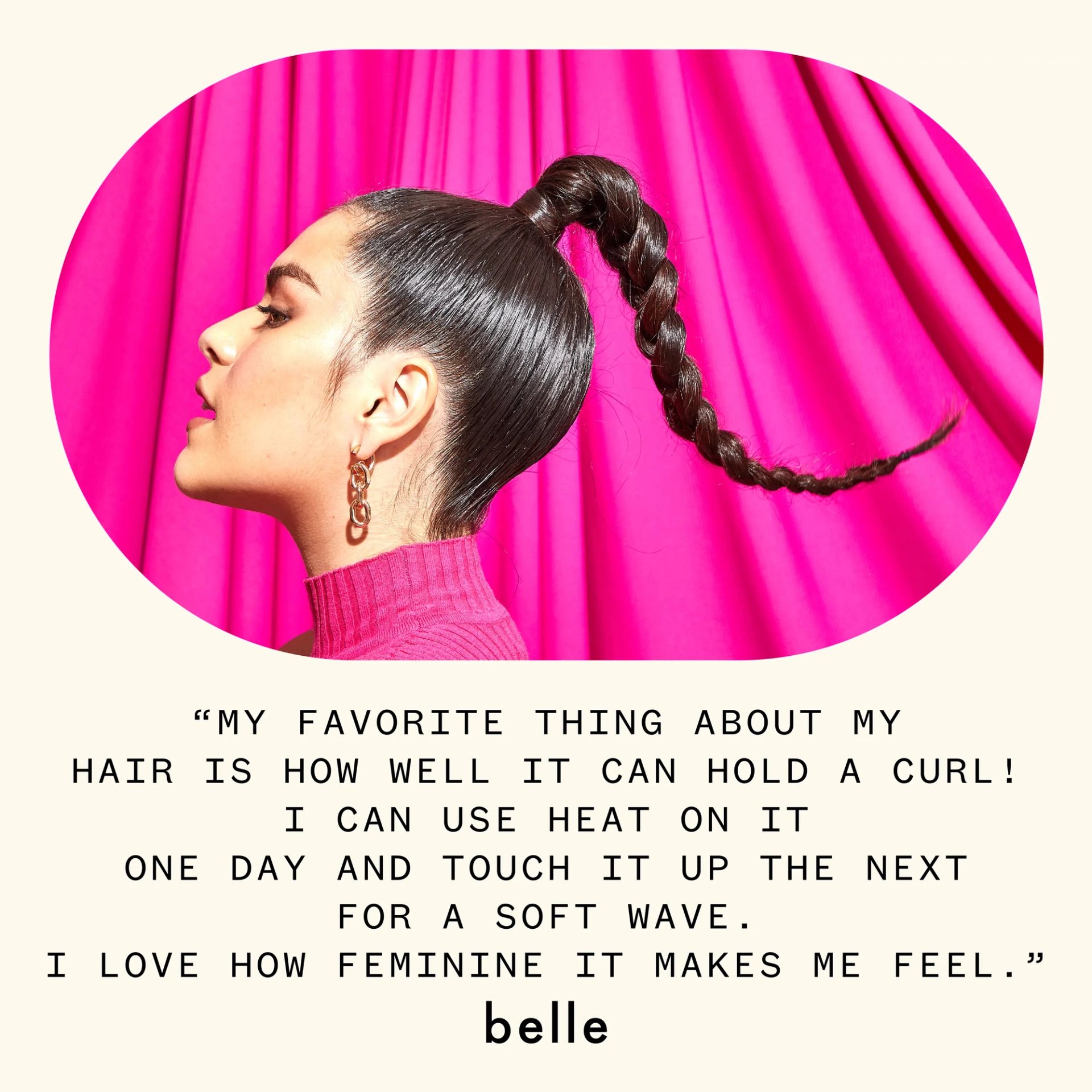 belle's hair diary quote