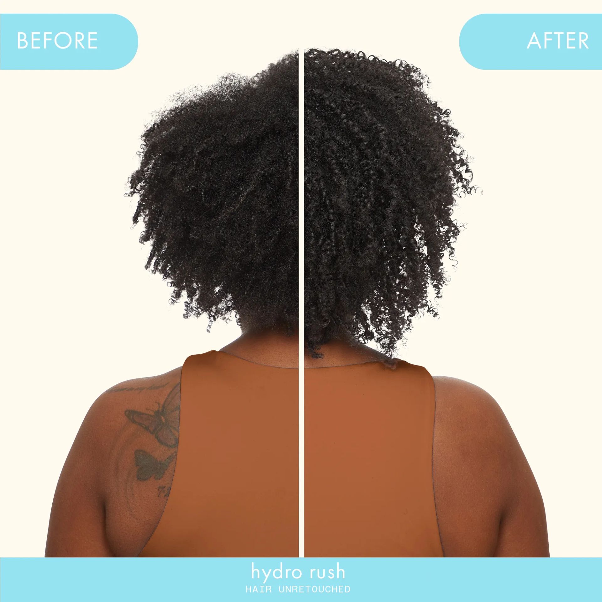 hydro rush intense moisture shampoo and conditioner before and after