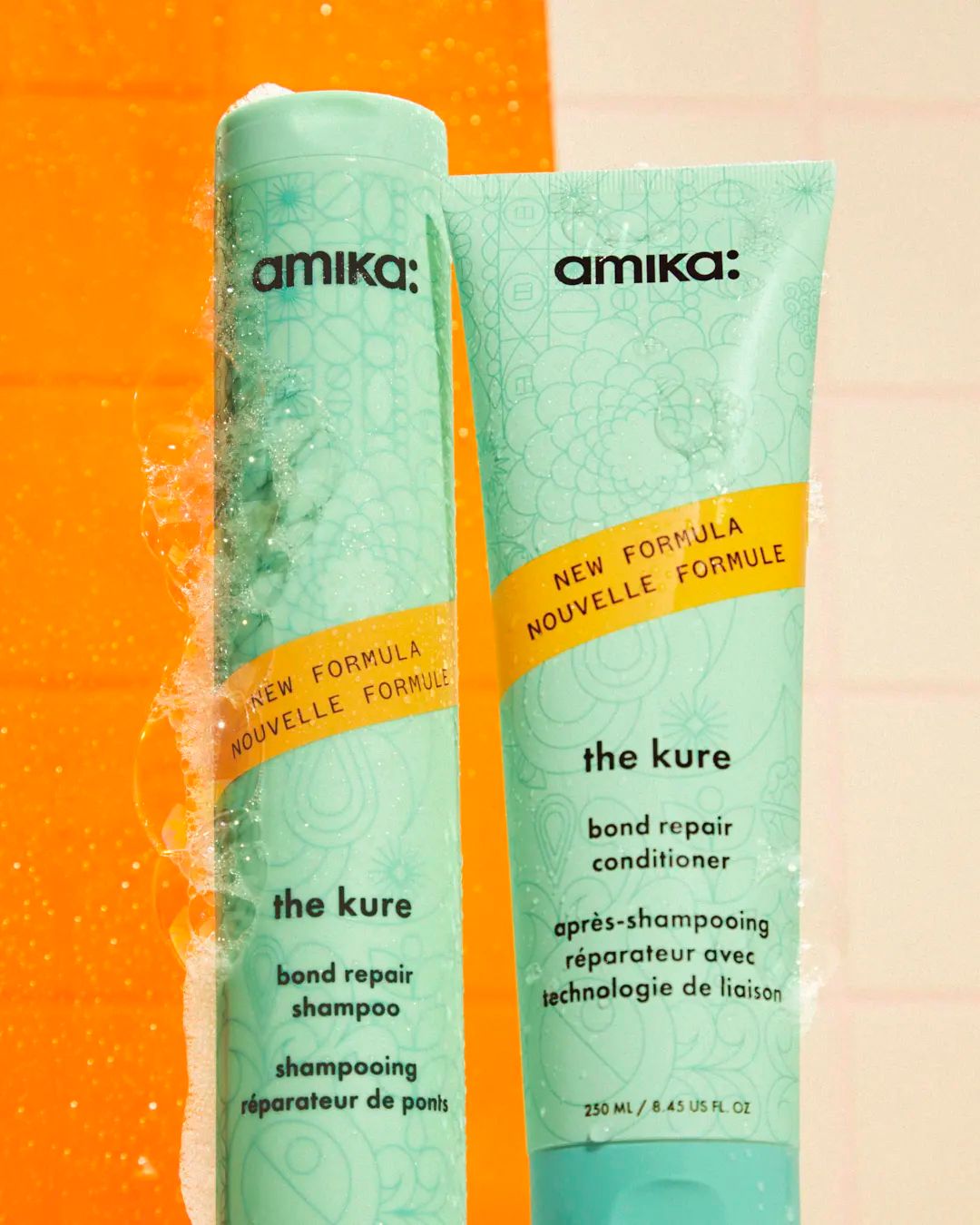 the kure bond repair shampoo and conditioner