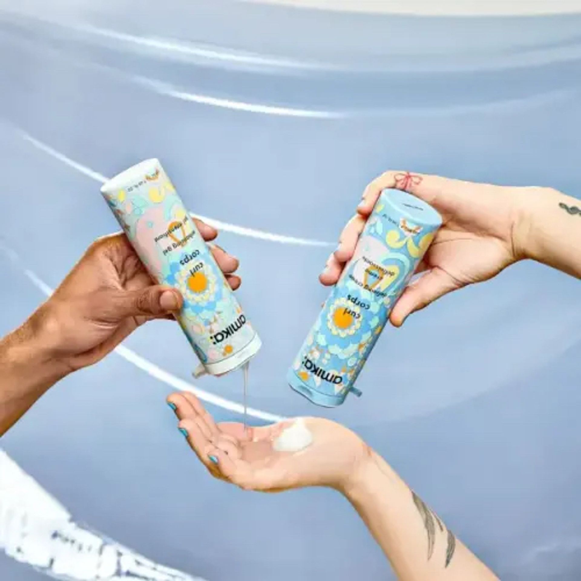 curl corps enhancing gel and curl corps defining cream