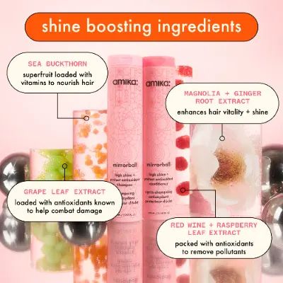 shine boosting ingredients infographic