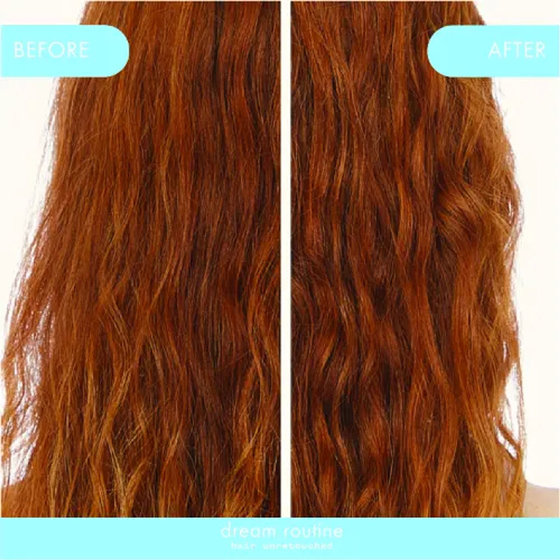 dream routine overnight hydrating treatment before and after