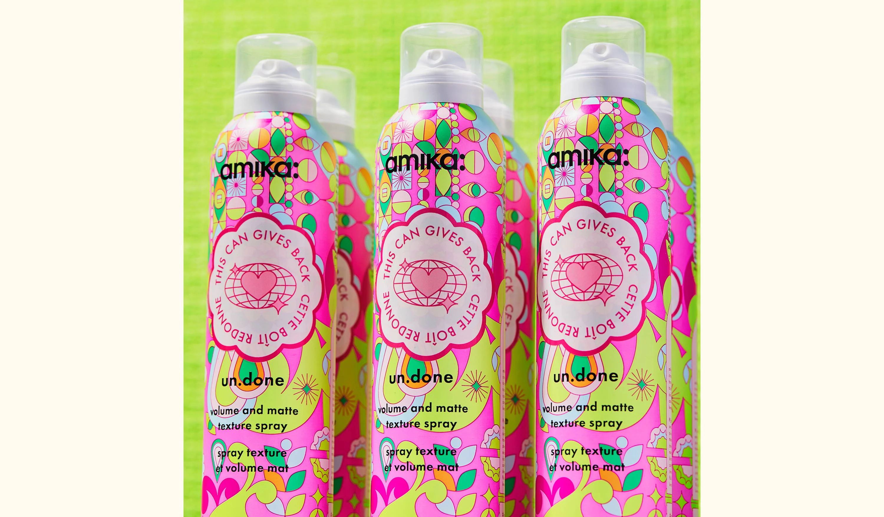 amika x HairToStay volume and matte texture spray