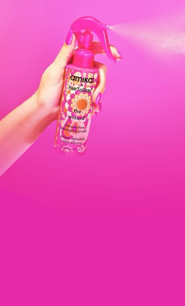 amika x HairToStay the wizard detangling primer