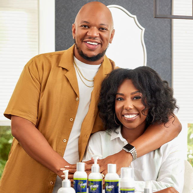 photo of Stefan & Cora Miller, Founders of Young King Hair Care
