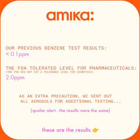 benzene testing summary
