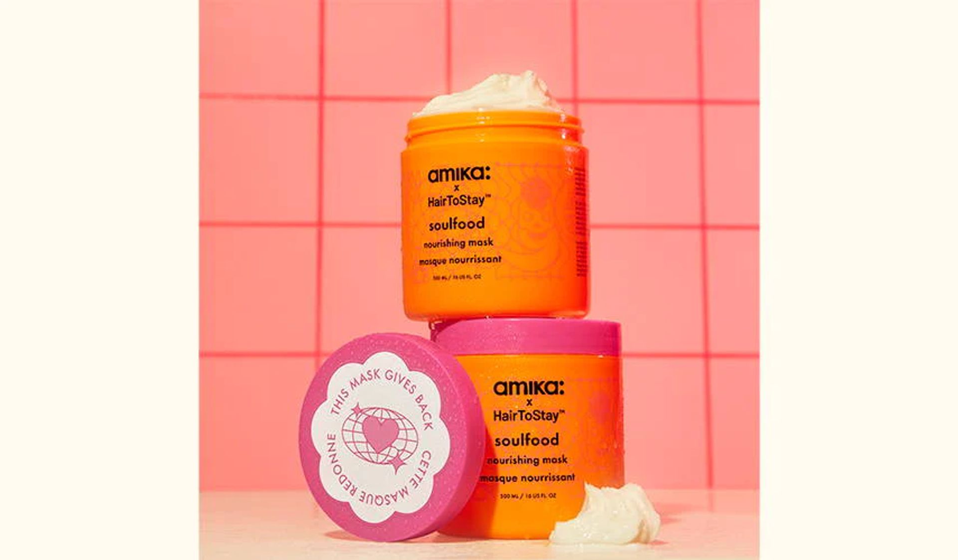 amika x HairToStay soulfood nourishing mask