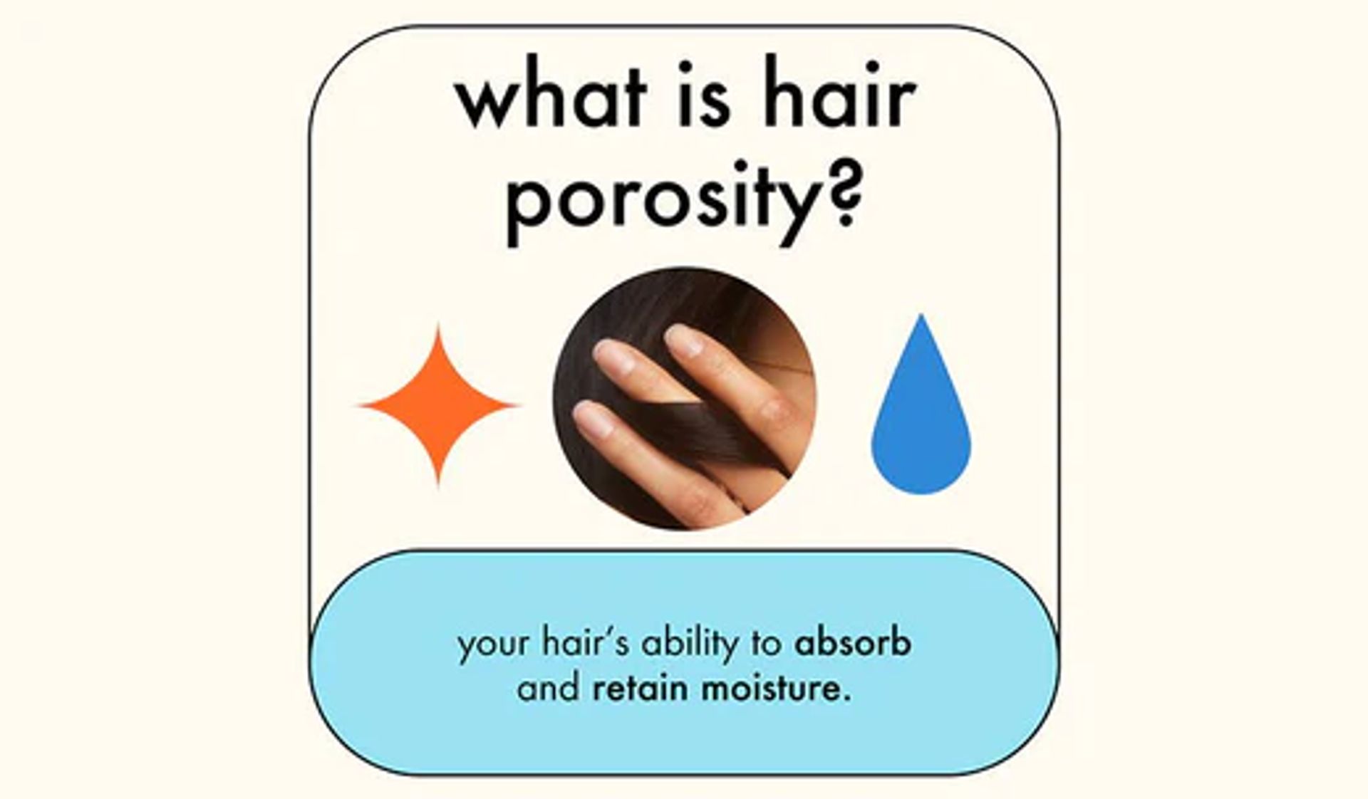 what is hair porosity graphic