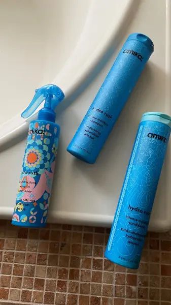 hydro rush intense moisture shampoo, conditioner, and leave-in conditioner