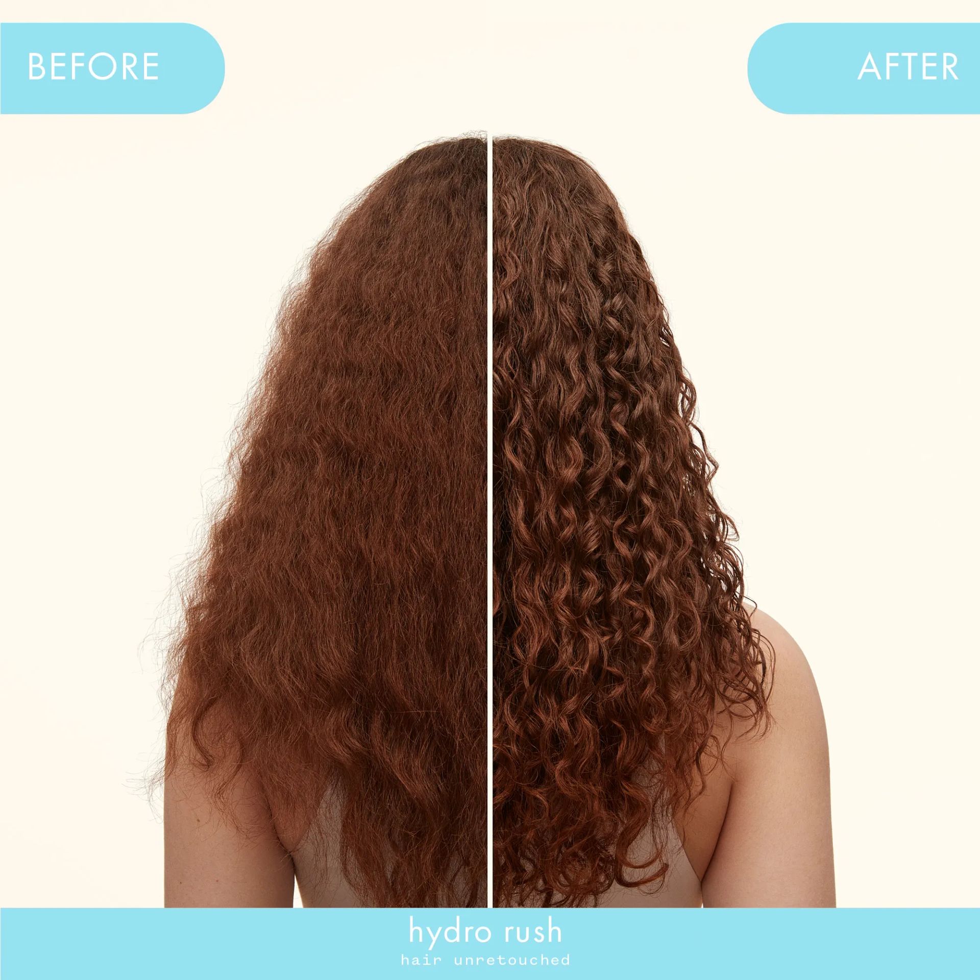 hydro rush intense moisture shampoo and conditioner before and after