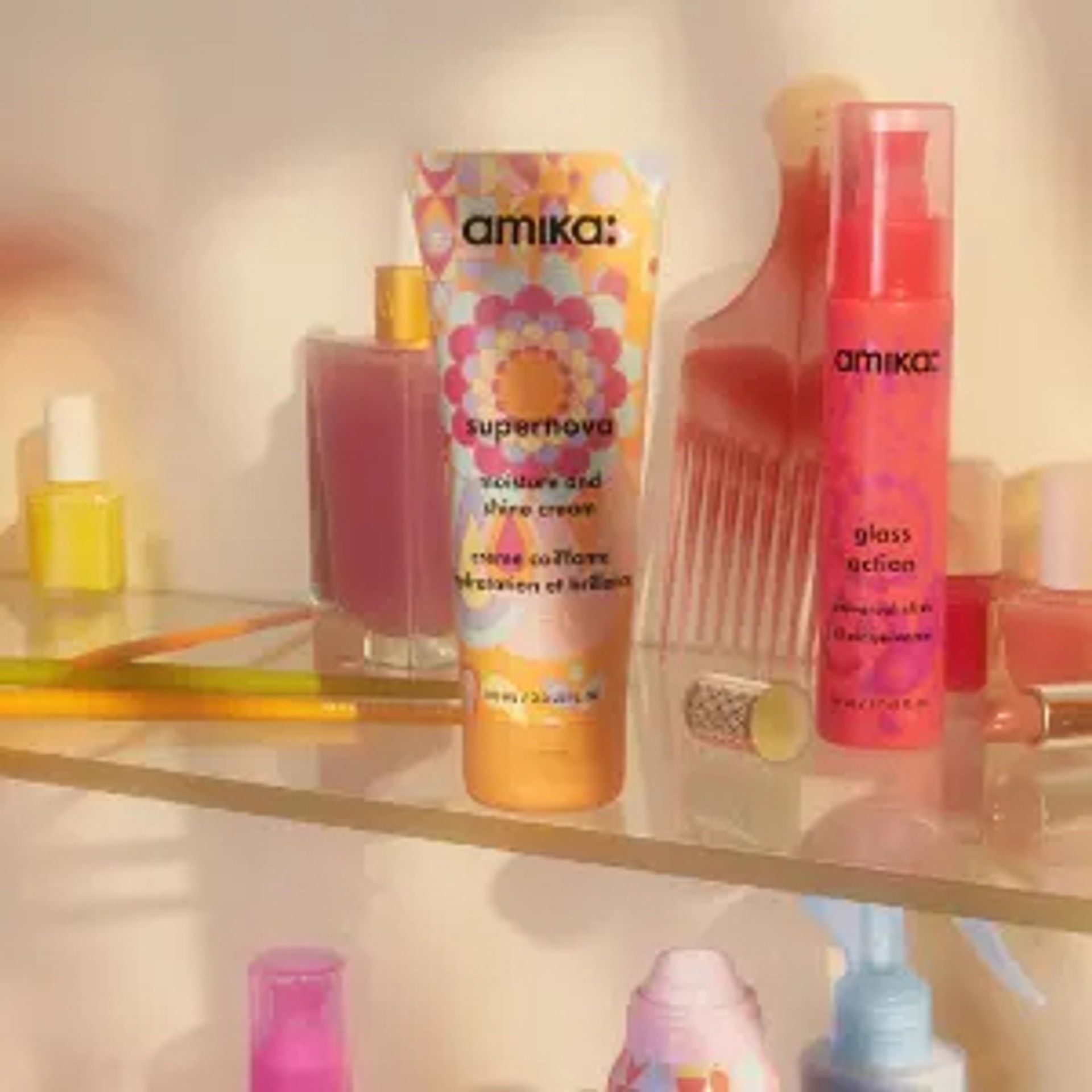 supernova moisture and shine cream and glass action universal elixir