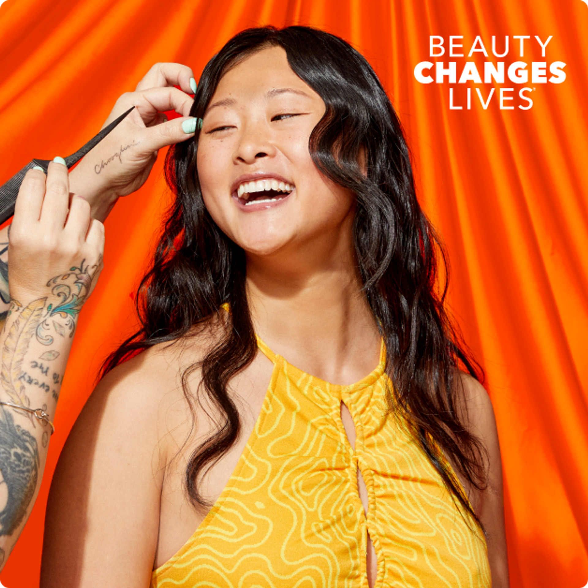 beauty changes lives graphic