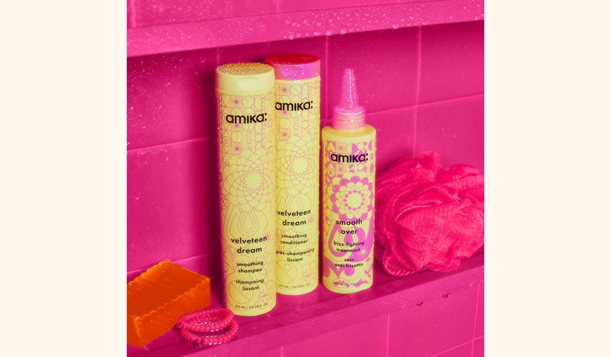 velveteen dream smoothing shampoo and conditioner and smooth over frizz-fighting treatment
